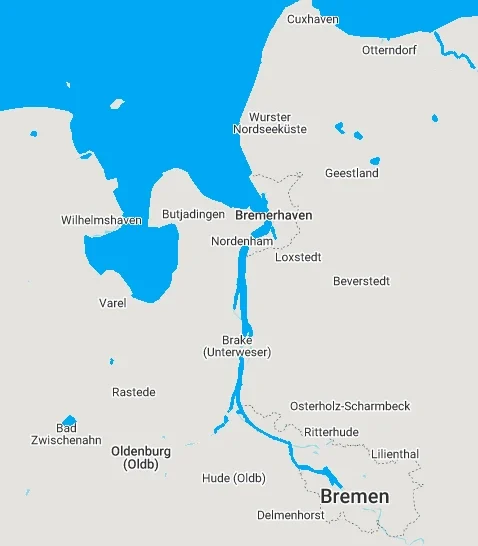 Region Brake, Nordenham, Varel, Loxstedt, Bremerhaven und Cuxhaven Gutachter Sascha Grotheer
Region Brake, Nordenham, Varel, Loxstedt, Bremerhaven und Cuxhaven